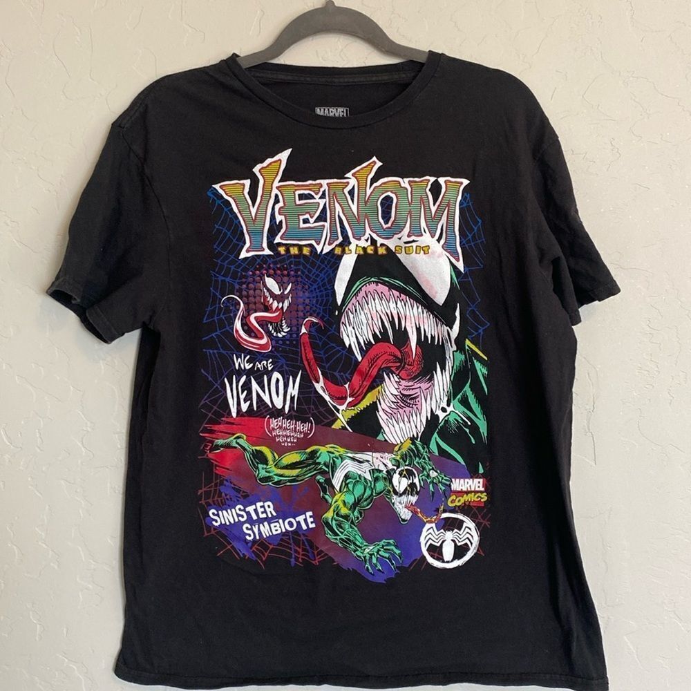 Black venom short sleeve T-shirt